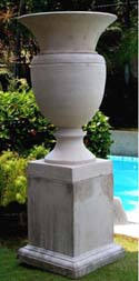 cast stone urn